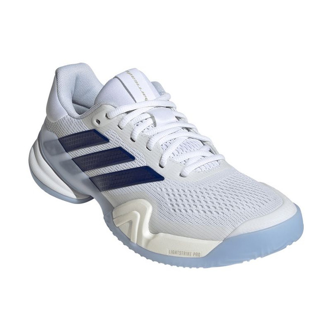 adidas Barricade 14 Womens Tennis Shoe - White/Dark Blue/Crystal Sky