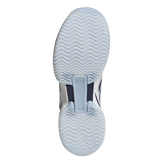 adidas Avaluxe Womens Tennis Shoe - White/Ice Navy/Zero Metallic