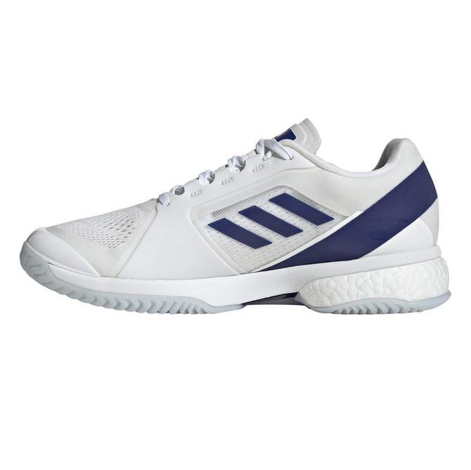 adidas Avaluxe Womens Tennis Shoe - White/Ice Navy/Zero Metallic