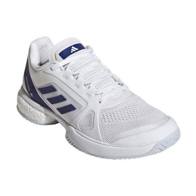 adidas Avaluxe Womens Tennis Shoe - White/Ice Navy/Zero Metallic
