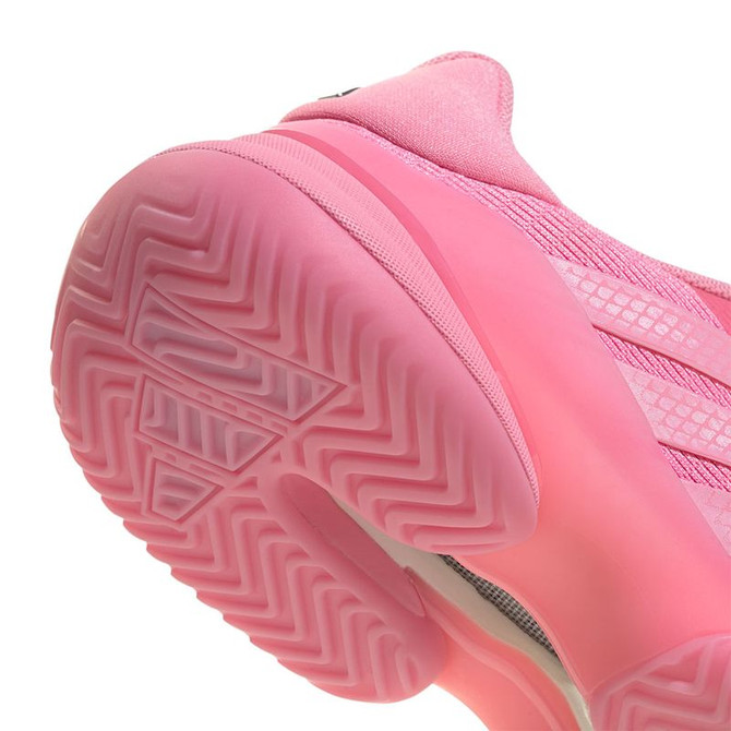 adidas Barricade 14 Womens Tennis Shoe - Bliss Pink/Bliss Pink/Silver Metallic - Final Sale