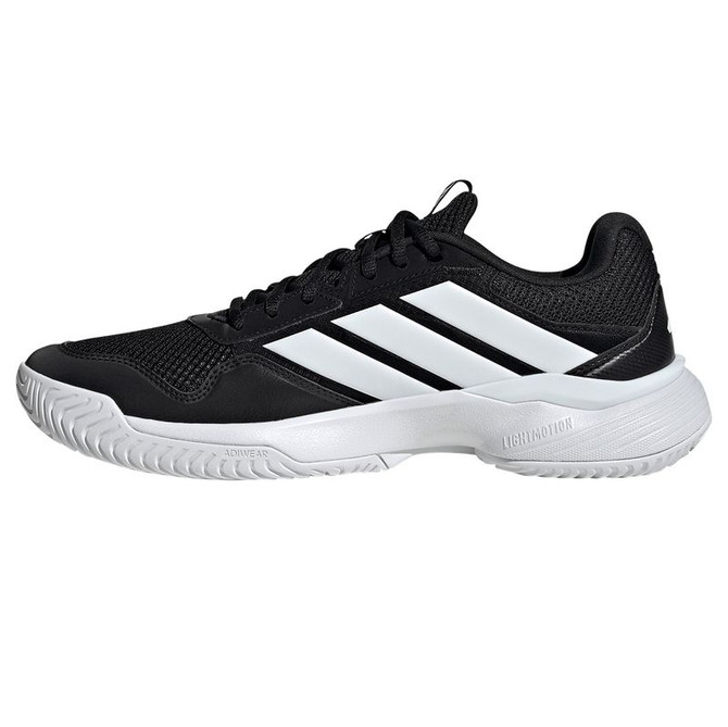 adidas Gamecourt 3 Mens Tennis Shoe - Black/White