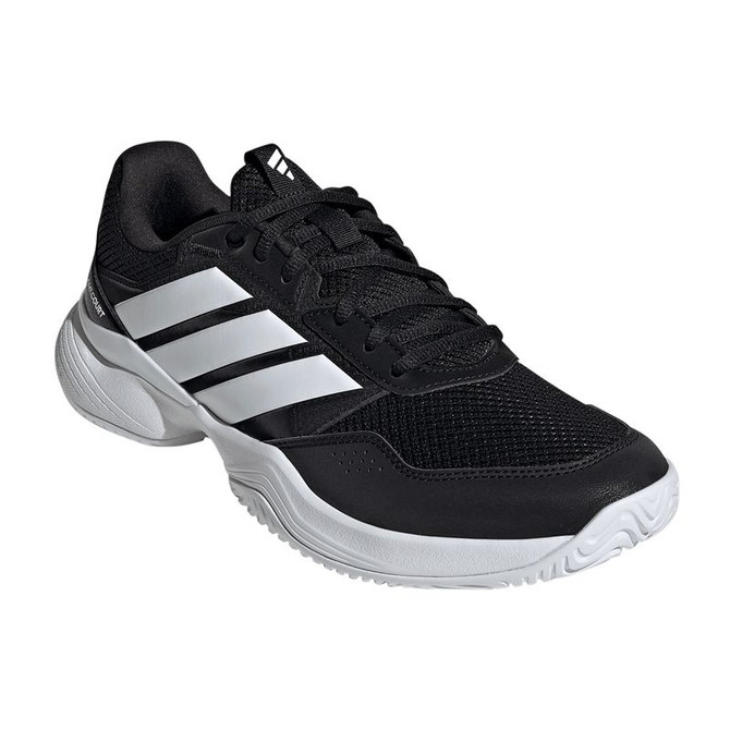 adidas Gamecourt 3 Mens Tennis Shoe - Black/White