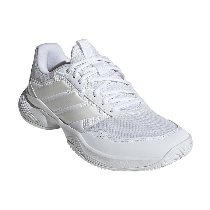 adidas Gamecourt 3 Womens Tennis Shoe - White/Silver