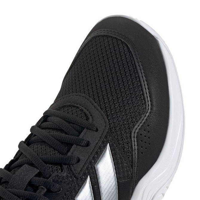 adidas Gamecourt 3 Womens Tennis Shoe - Black/Silver/White