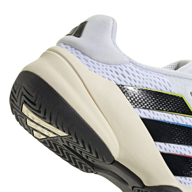 adidas Barricade Junior Tennis Shoe - White/Black