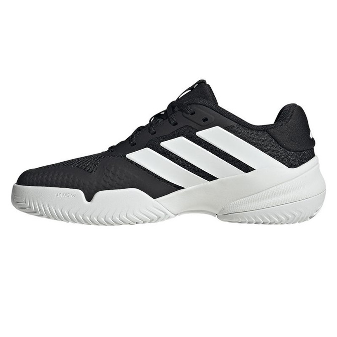 adidas Barricade Junior Tennis Shoe - Black/White
