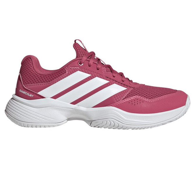adidas Gamecourt 3 Womens Tennis Shoe - Dual Magenta/White