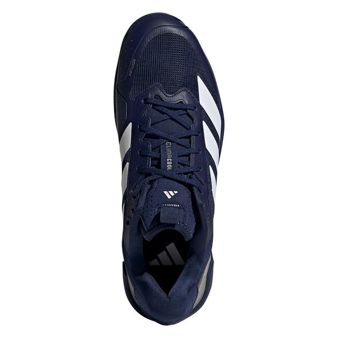 adidas Adizero Ubersonic 5 Mens Tennis Shoe - Dark Blue/White/Cyber Metallic