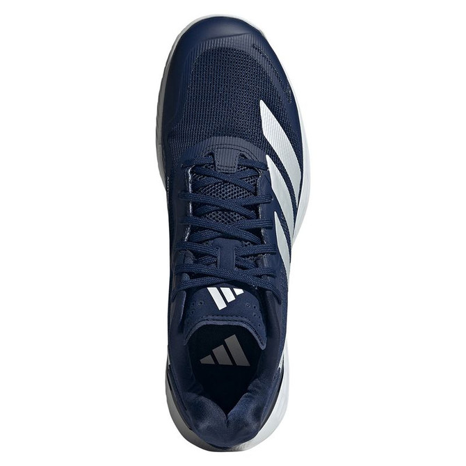 adidas Defiant Speed 2 Mens Tennis Shoe - Dark Blue/Zero Metallic/White