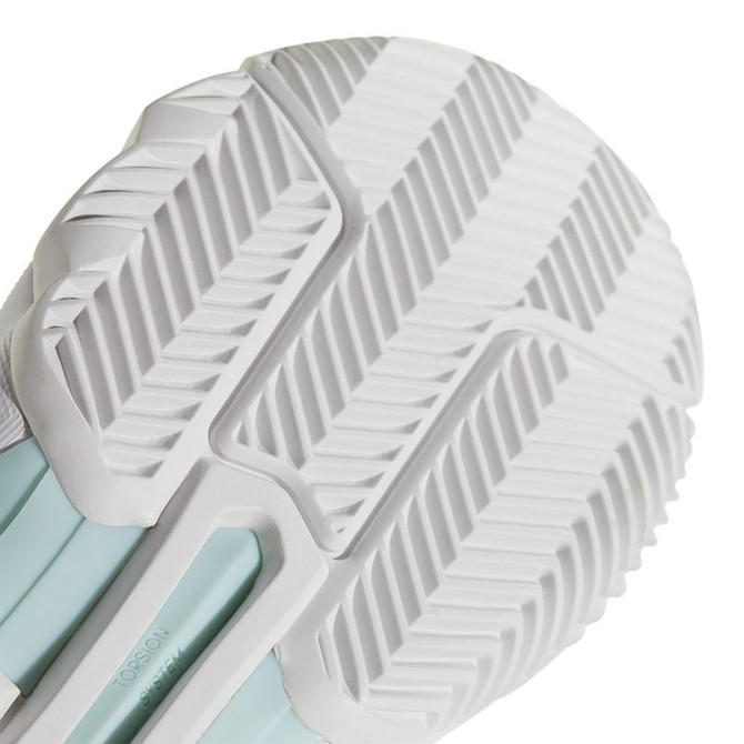 adidas Courtjam Control 3 Womens Tennis Shoe - Halo Mint/White/Silver