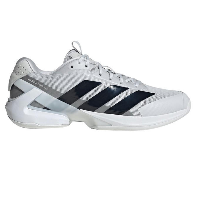 adidas Adizero Ubersonic 5 Mens Tennis Shoe - Grey/Aurora Ink/Grey