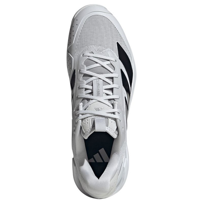 adidas Adizero Ubersonic 5 Mens Tennis Shoe - Grey/Aurora Ink/Grey