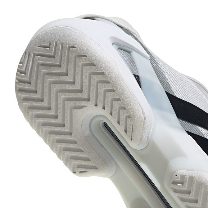 adidas Adizero Ubersonic 5 Mens Tennis Shoe - Grey/Aurora Ink/Grey