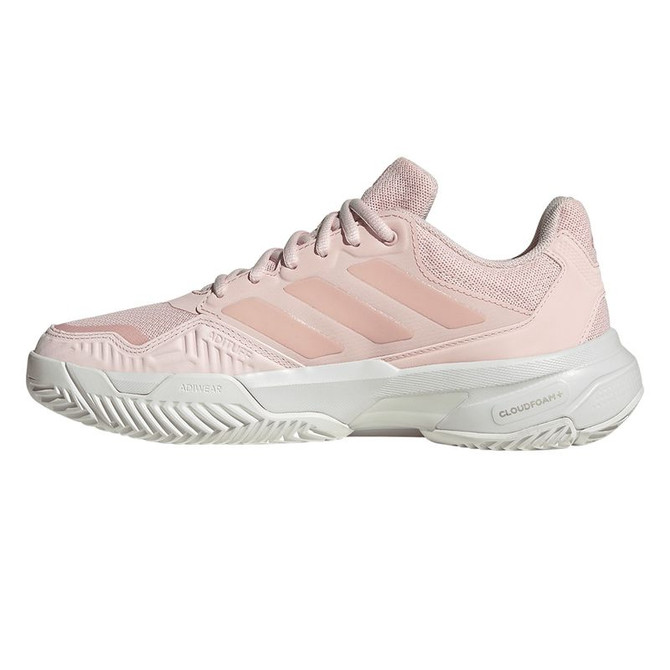 adidas CourtJam Control 3 Womens Tennis Shoe - Wonder Quartz/Wonder Quartz/Crystal White