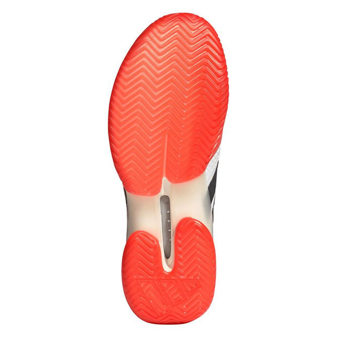 adidas Barricade 14 Mens Tennis Shoe - White/Carbon/Wonder White