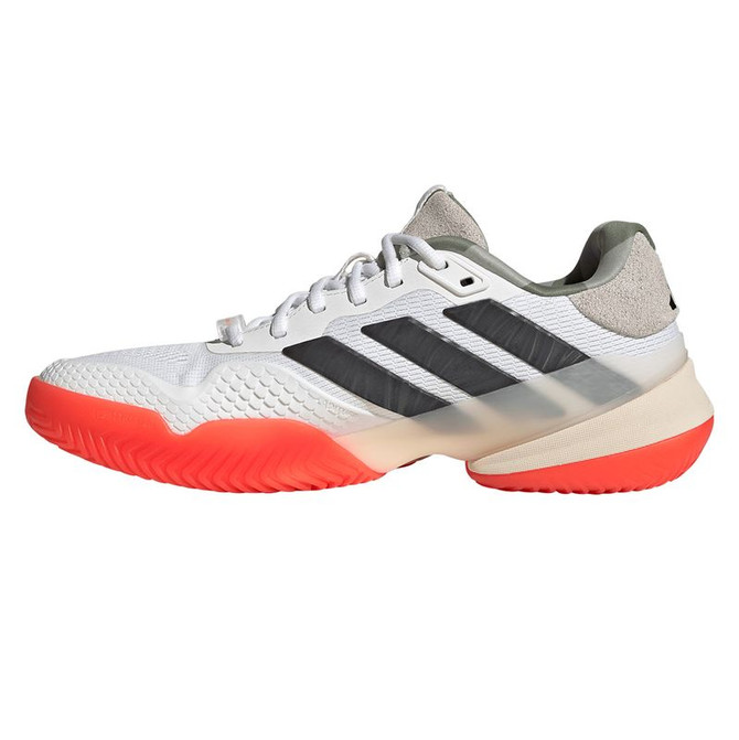 adidas Barricade 14 Mens Tennis Shoe - White/Carbon/Wonder White