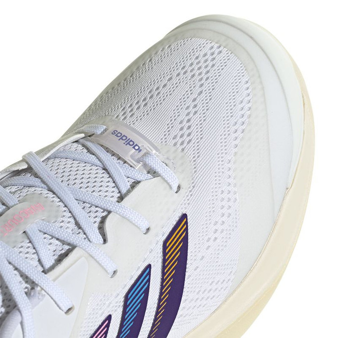 adidas Avacourt 3 Womens Tennis Shoe - White/Collegiate Purple/White