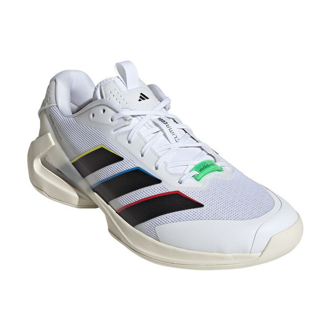 adidas Adizero Ubersonic 5 Mens Tennis Shoe - White/Core Black/Cream White