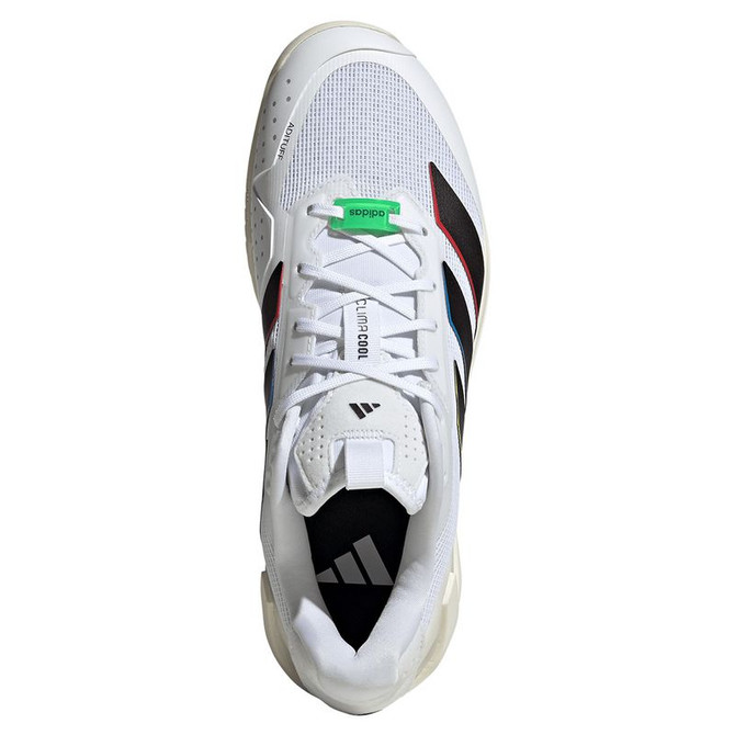 adidas Adizero Ubersonic 5 Mens Tennis Shoe - White/Core Black/Cream White