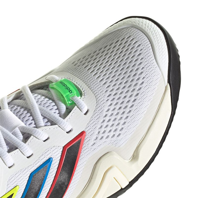 adidas Barricade 14 Mens Tennis Shoe - White/Core Black/Cream White