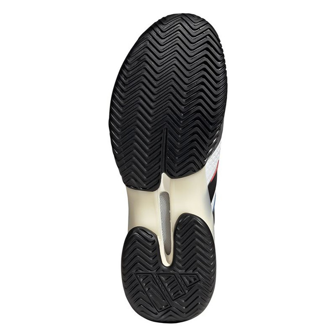 adidas Barricade 14 Mens Tennis Shoe - White/Core Black/Cream White