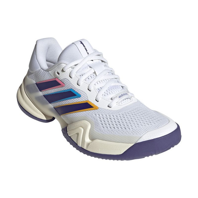 adidas Barricade 14 Womens Tennis Shoe - White/Collegiate Purple/Cream