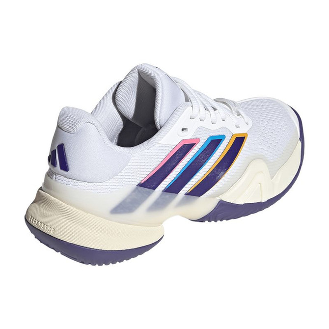 adidas Barricade 14 Womens Tennis Shoe - White/Collegiate Purple/Cream