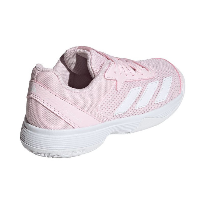 adidas Courtflash Junior Tennis Shoe - Distilled Pink/White