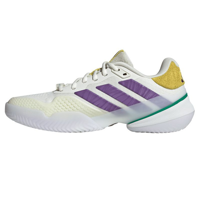 adidas Barricade 14 Mens Tennis Shoe - Off White/Active Purple/White