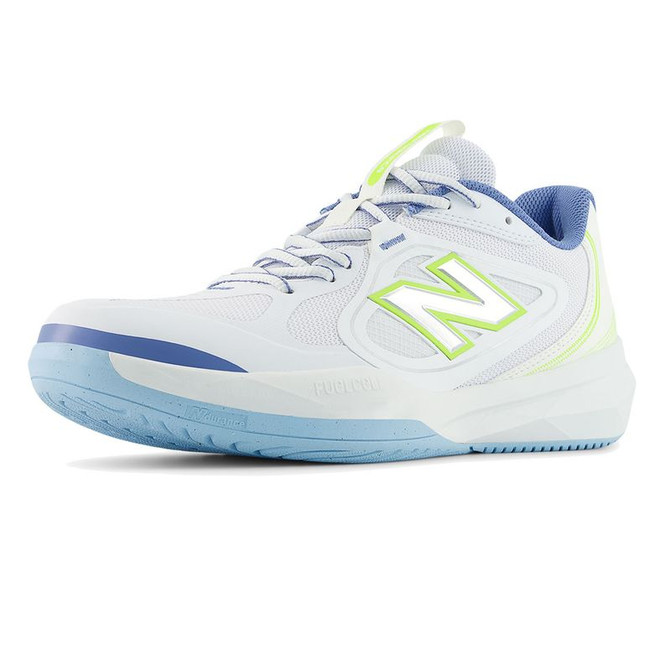 New Balance 796v5 (2E) Mens Pickleball Shoe - White/Blue/Yellow