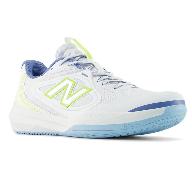 New Balance 796v5 (2E) Mens Pickleball Shoe - White/Blue/Yellow