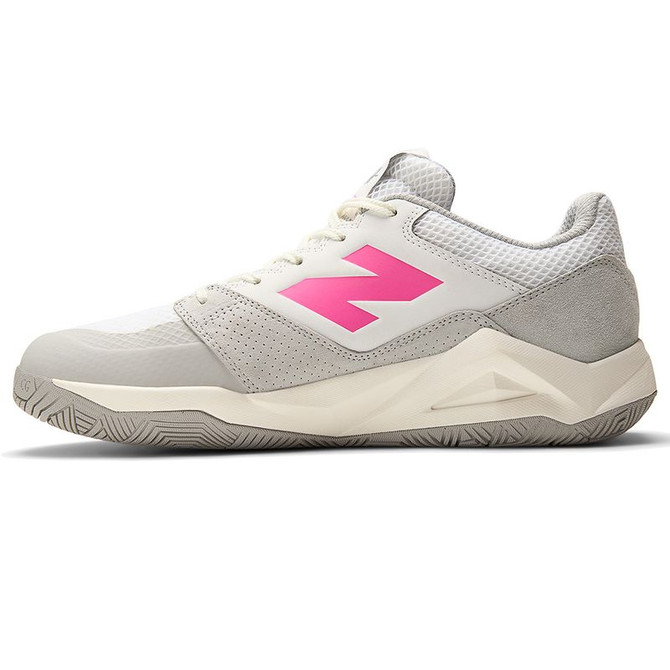 New Balance Coco Delray (2E) Mens Tennis Shoe - White/Pink Heat