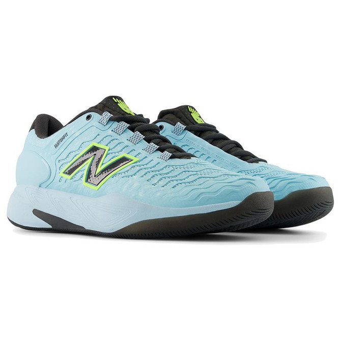 New Balance CT-Rally v2 (2E) Mens Tennis Shoe - Glint Blue/Black