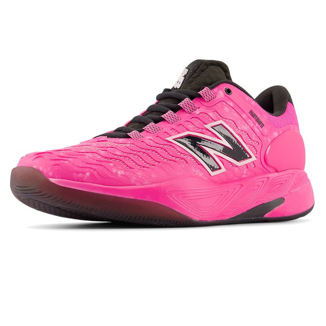 New Balance CT Rally v2 (2E) Mens Tennis Shoe - Pink Heat/Black