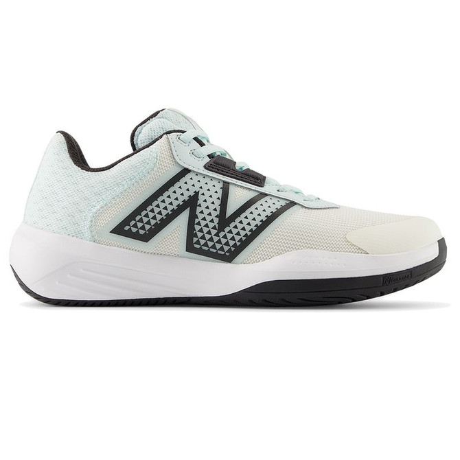 New Balance 696v6 (B) Womens Tennis Shoe - Sea Salt/Glint Blue/White