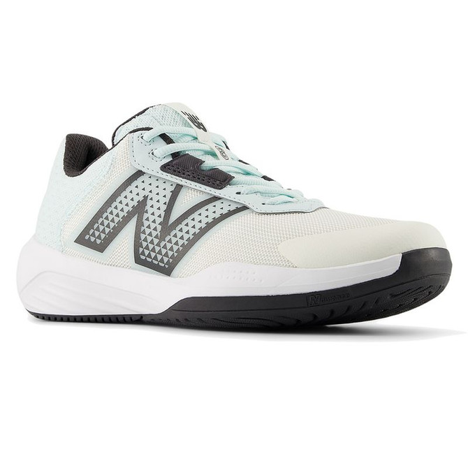 New Balance 696v6 (B) Womens Tennis Shoe - Sea Salt/Glint Blue/White