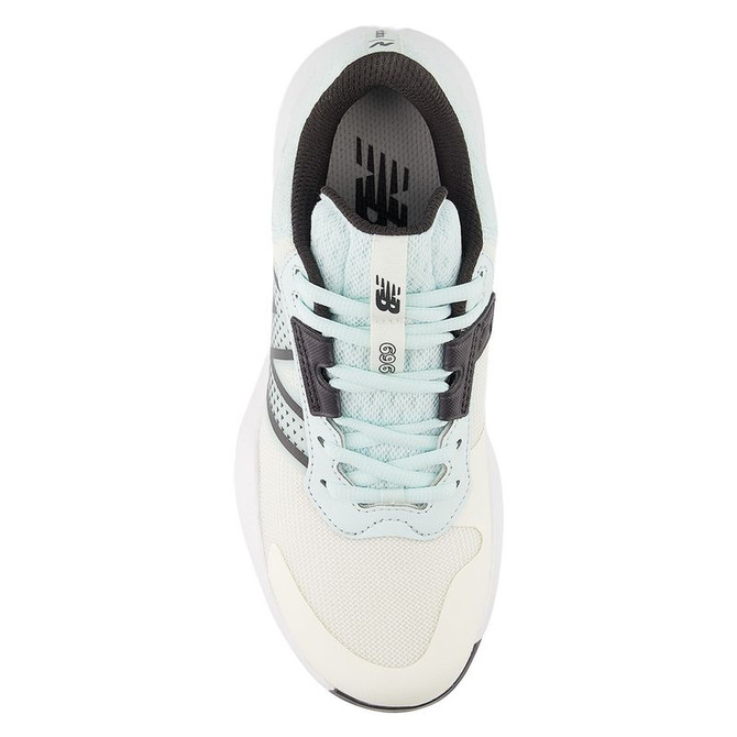 New Balance 696v6 (B) Womens Tennis Shoe - Sea Salt/Glint Blue/White