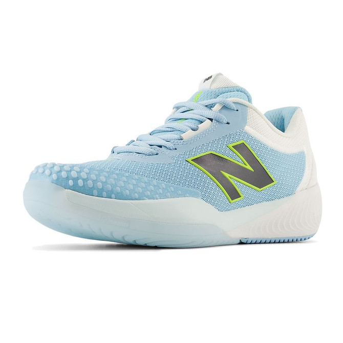 New Balance 996v6 (D) Womens Tennis Shoe - Sea Salt/Glint Blue/White
