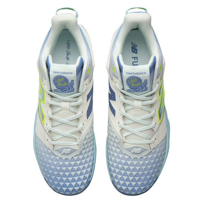New Balance Coco CG2 (D) Womens Tennis Shoe - White/Sea Salt/Glint Blue