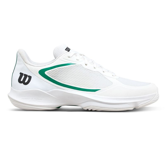 Wilson Hurakn Lite Mens Padel Shoe - White/White/Bosphorus