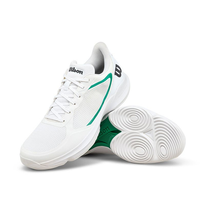 Wilson Hurakn Lite Mens Padel Shoe - White/White/Bosphorus