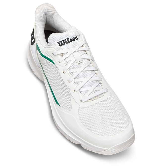 Wilson Hurakn Lite Mens Padel Shoe - White/White/Bosphorus