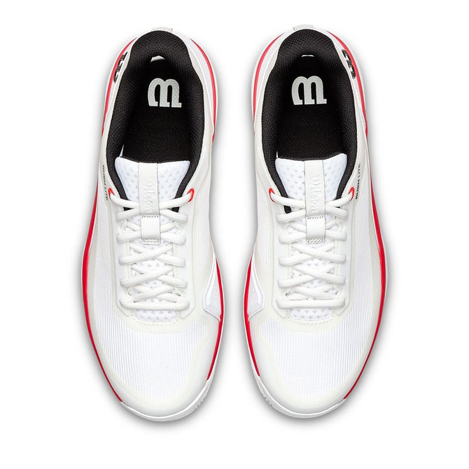 Wilson Rush Lite 5 Mens Tennis Shoe - White/Black/Infrared