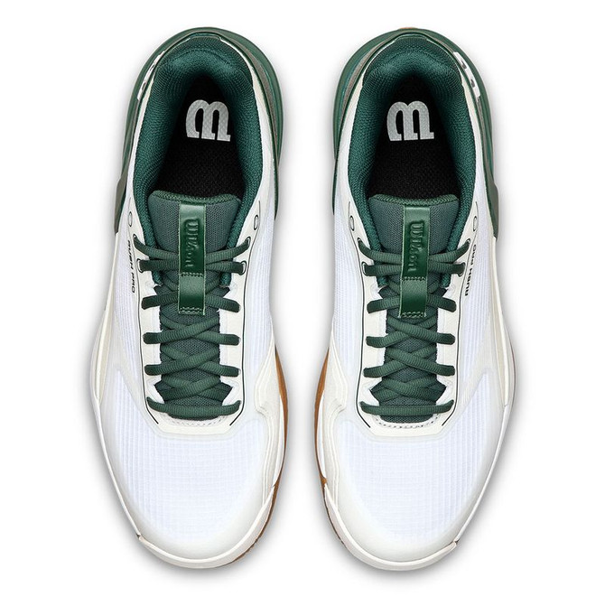 Wilson Rush Pro 5 Mens Tennis Shoe - White/Sycamore/Gum