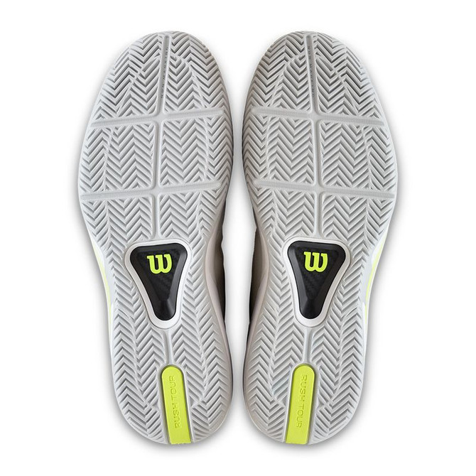 Wilson Rush Tour 5 Mens Tennis Shoe - White/Deja Vu Blue/Lunar Rock