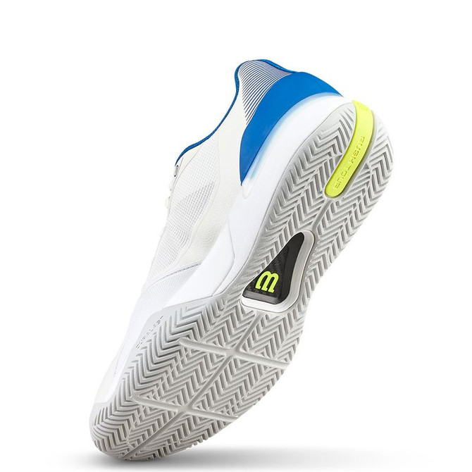 Wilson Rush Tour 5 Mens Tennis Shoe - White/Deja Vu Blue/Lunar Rock