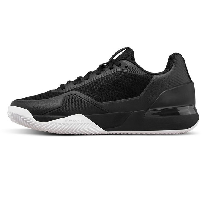 Wilson Rush Tour 5 Mens Clay Tennis Shoe - Black/White/Safety Yellow