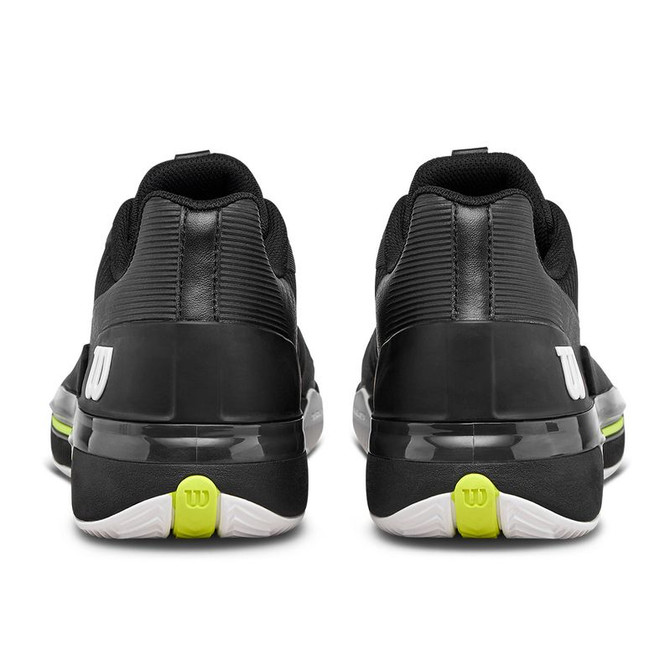 Wilson Rush Tour 5 Mens Clay Tennis Shoe - Black/White/Safety Yellow