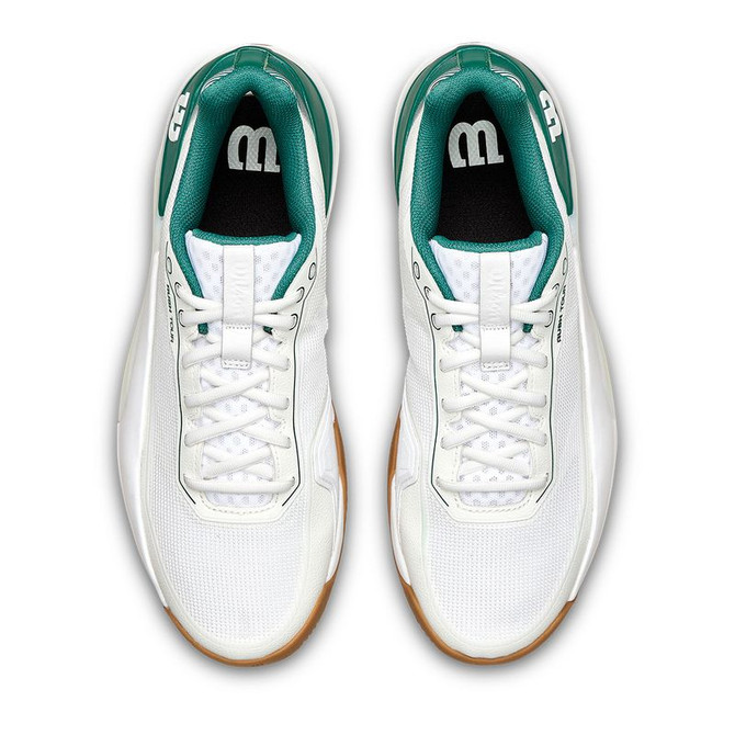 Wilson Rush Tour 5 Mens Tennis Shoe - White/Evergreen/Gum